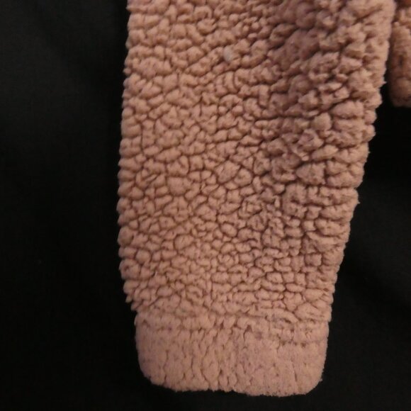 GARAGE | xs - extra small | Copper Brown Partial Zip-Up Teddy Pullover Sweater - Picture 6 of 15